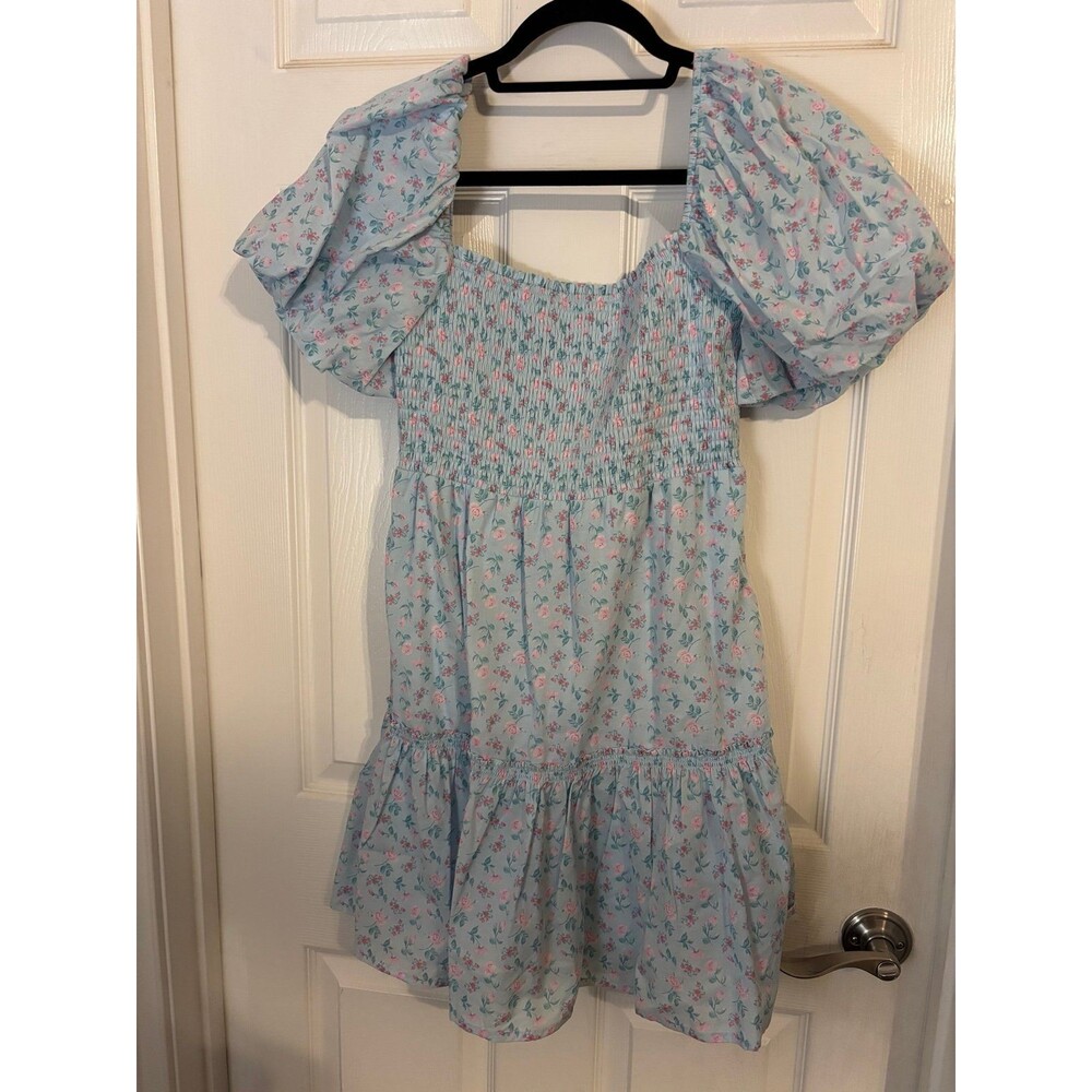 Altared state summer spring floral light airy  dress size medium